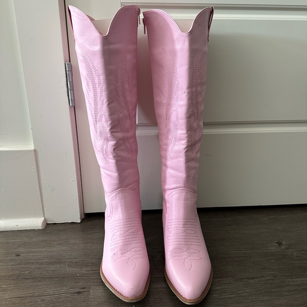 Pink Cowboy Boots